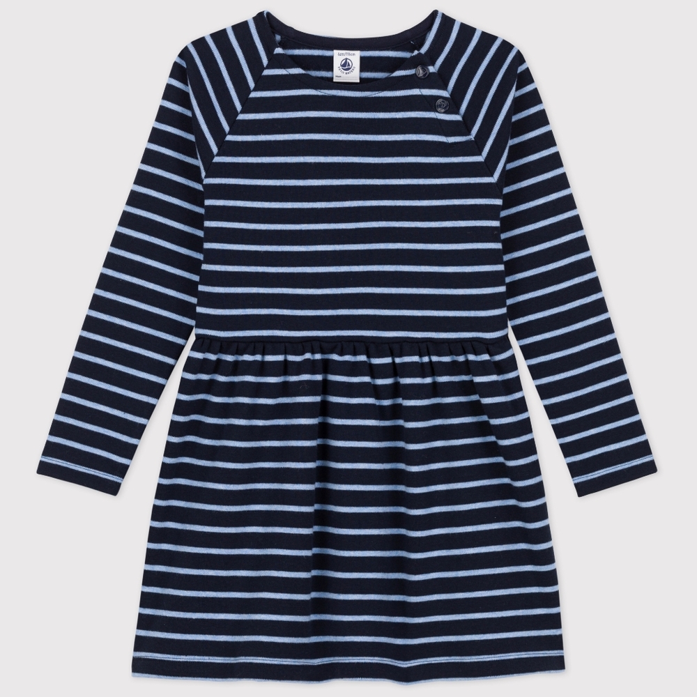 Petit Bateau Blue  Striped Dress